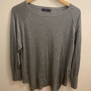 Light Grey Knit Zara Sweater
